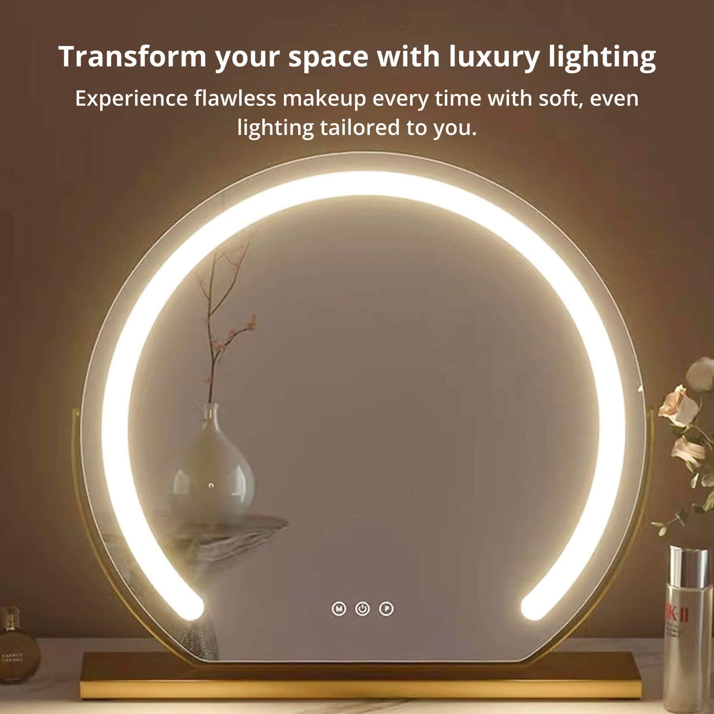 Dressing Table Mirror with Lights - Make up Mirror LED light Vanity