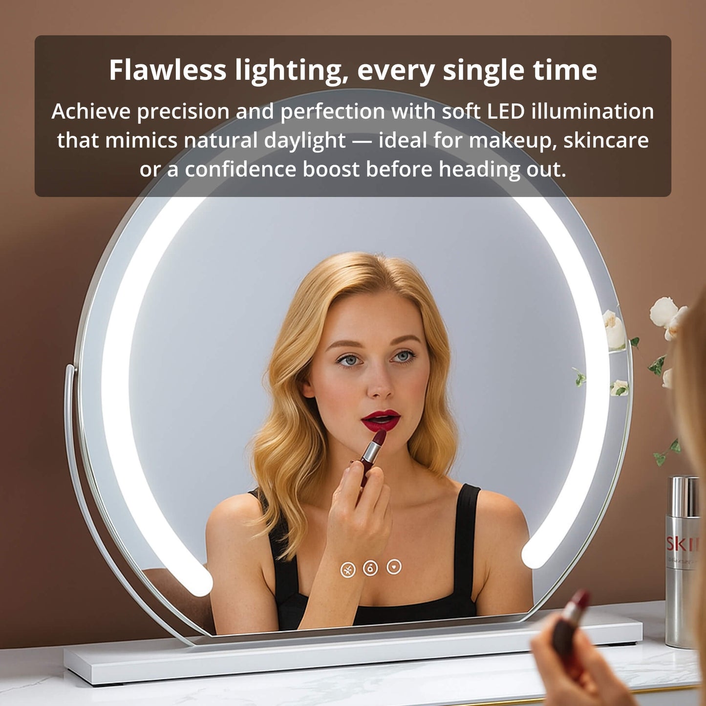 Dressing Table Mirror with Lights - Make up Mirror LED light Vanity