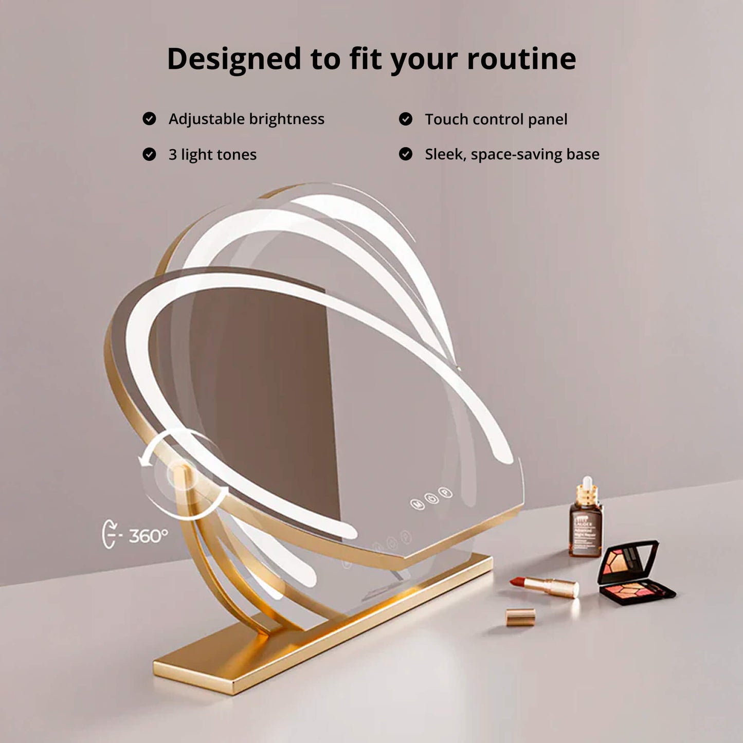 Dressing Table Mirror with Lights - Make up Mirror LED light Vanity