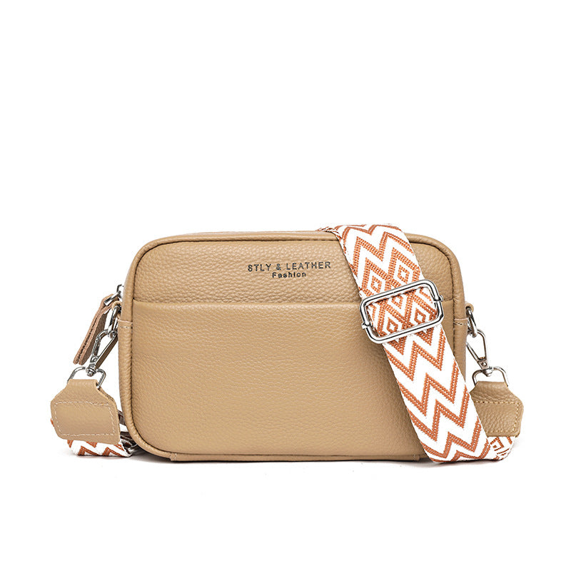 Genuine Leather Bag | Durable First-Layer Cowhide with Soft Polyester-Cotton Lining for Daily Use and Business Occasions
