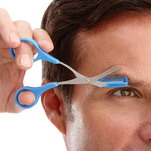Eyebrow Scissors | High-Precision Stainless Steel Blades & Ergonomic Design for Perfectly Shaped Eyebrows