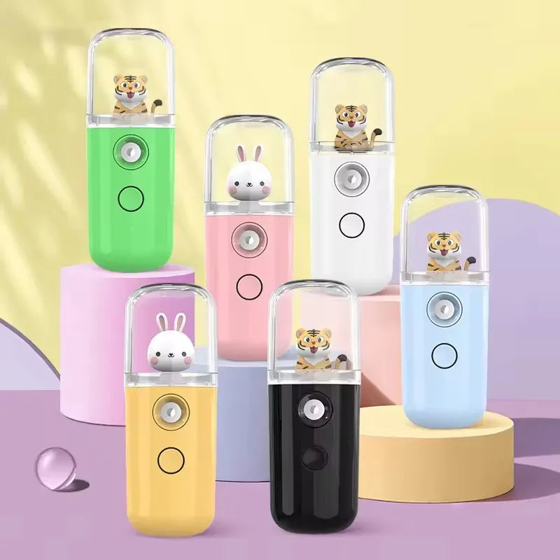 MysticMist™ | Mini USB Facial Steamer & Nebulizer | 30ML Hydrating Nano Spray for Moisturizing Skin Care & Beauty Treatment