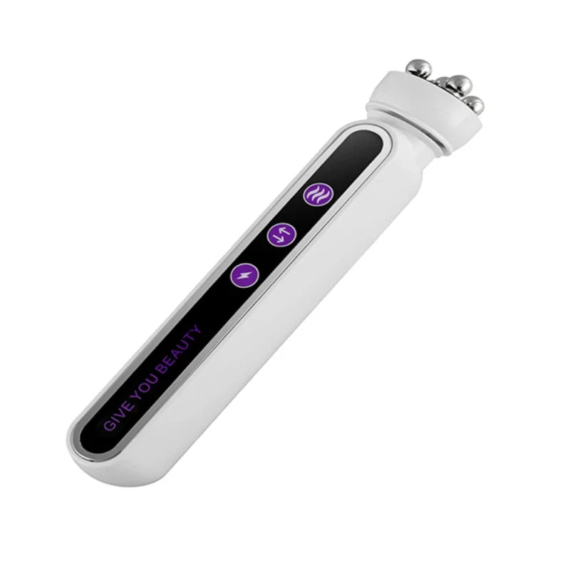 RadiantGlow™ | 3 in1 RF Heating EMS Facial Roller Massager for Fine Lines, Skin Rejuvenation & Firming Microcurrent Treatment