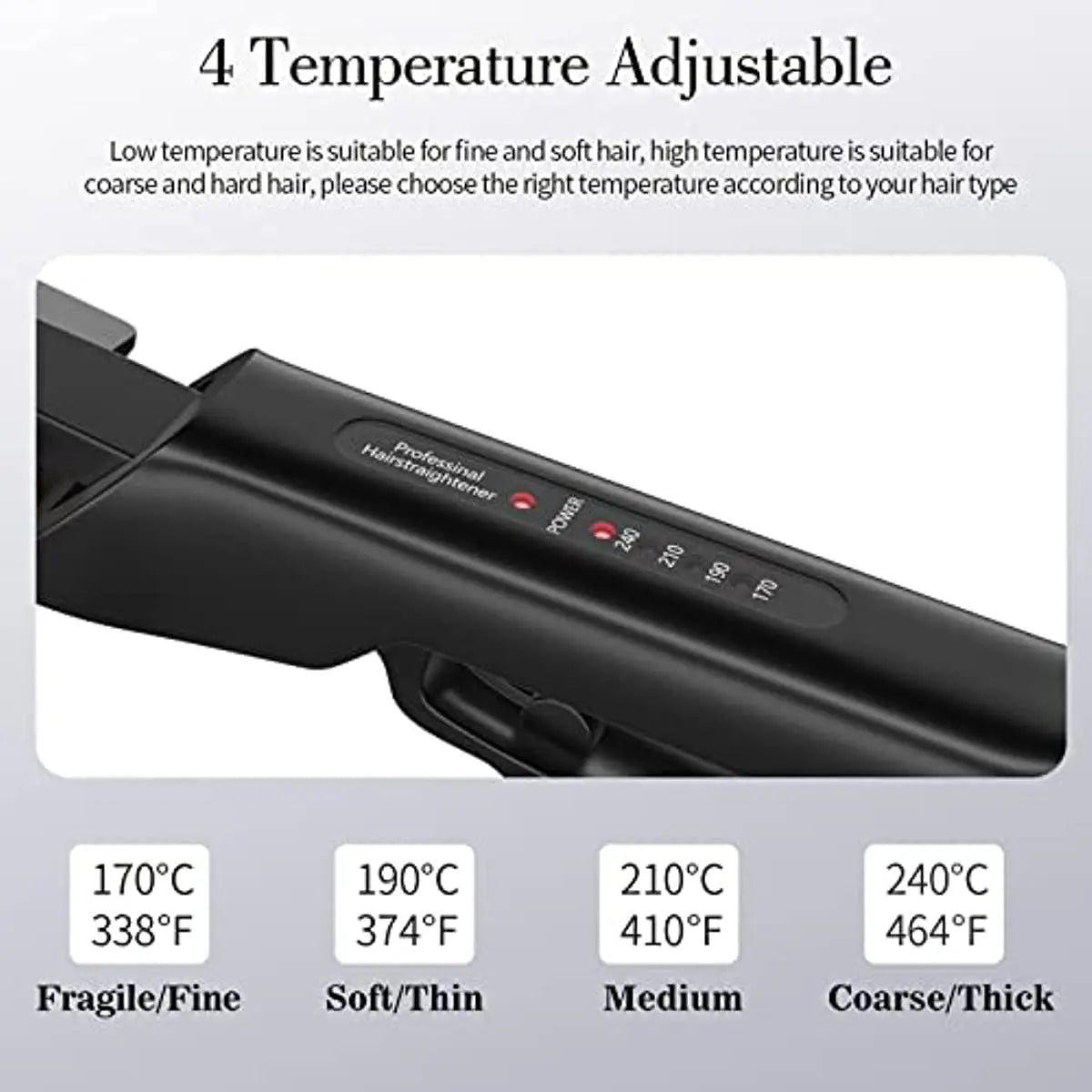 WaveCrafter™ | Professional Ceramic Electric Curling Iron with Corrugated Plates for Crimped Waves & Flat Styling