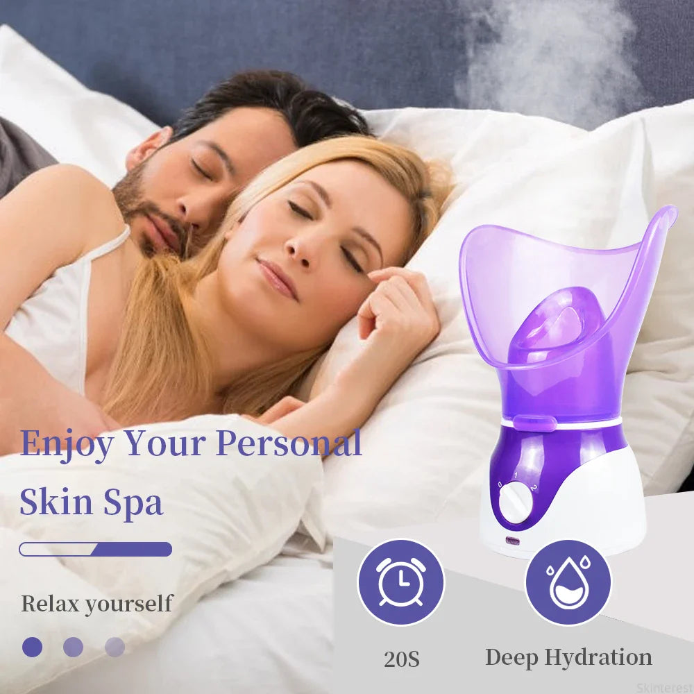 MysticMist™ | 50ML Facial Steamer & Nose Steamer for Deep Hydration, Pore Cleansing, and Skin Moisturizing Control