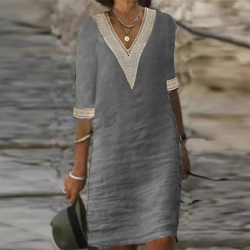 Linen Summer Dress for Women | Breathable, Comfortable & Ideal for Casual Outings and Elegant Events