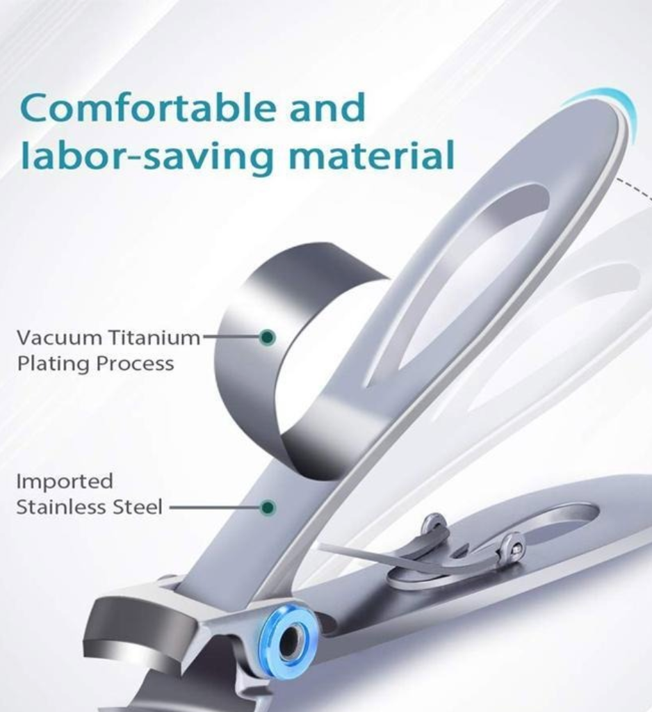 Strong Nail Cutter for Thick Nails | Ultra-Sharp Blades & Ergonomic Design for Professional Nail Care