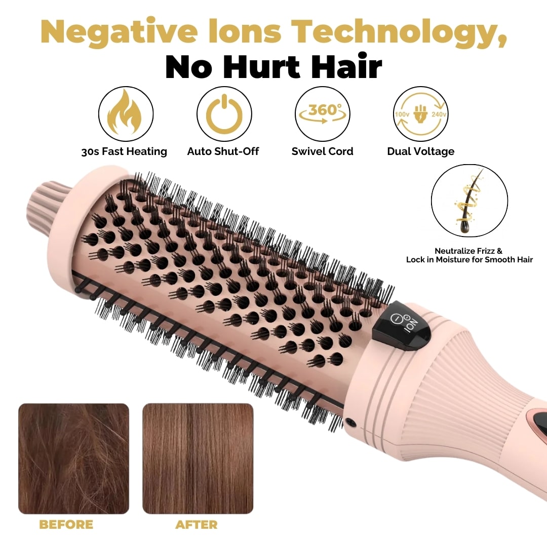 Thermal Hair Brush | Salon-Quality Blowouts for Smooth, Frizz-Free Styling at Home