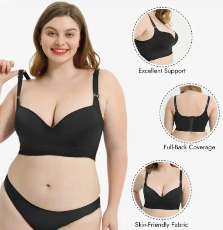 Magic Deep Cut Fat Hiding Bra | Supportive, Wide Band for All-Day Comfort and Confidence