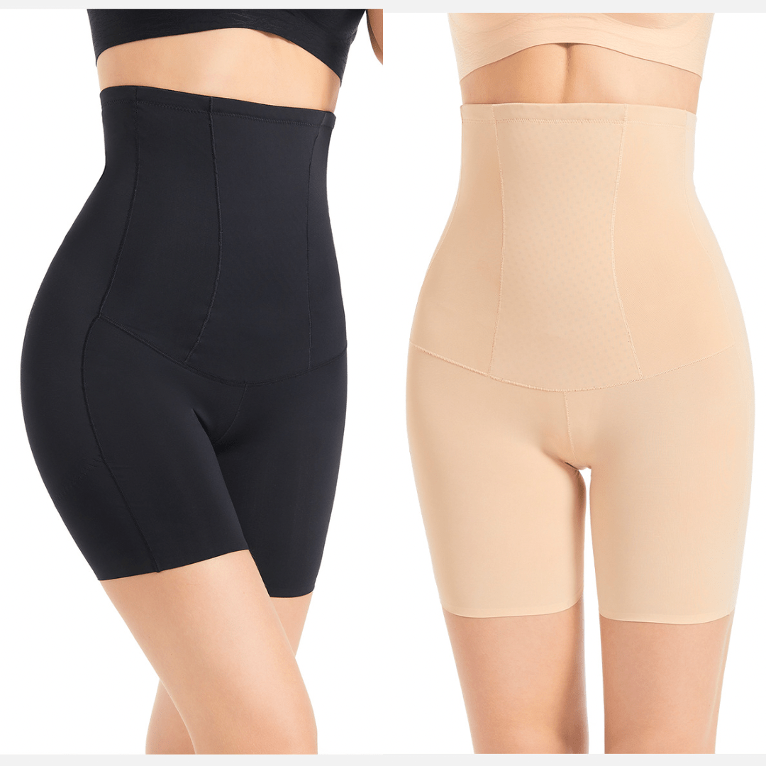 Anti-Rolling Tummy Tucker High Waisted Shaper Shorts for Women - Comfortable Control Shapewear