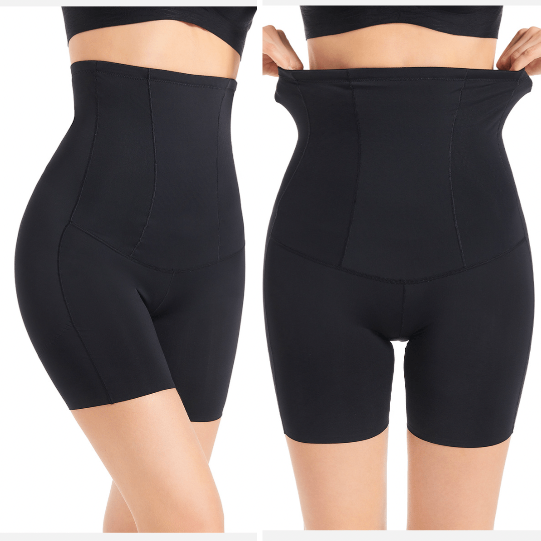 Anti-Rolling Tummy Tucker High Waisted Shaper Shorts for Women - Comfortable Control Shapewear