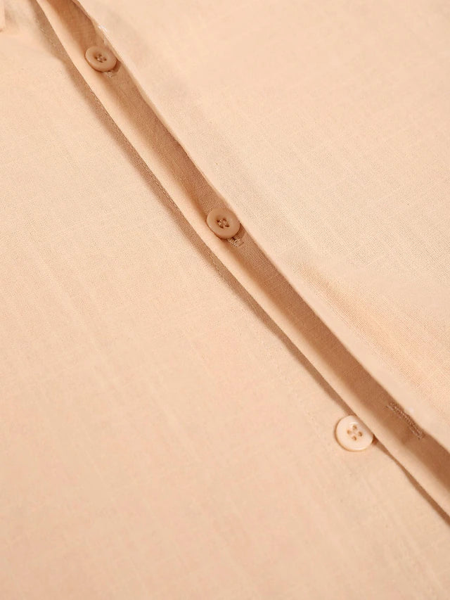 Men's Lightweight Linen Shirt | Breathable, Versatile & Ideal for Summer Wear