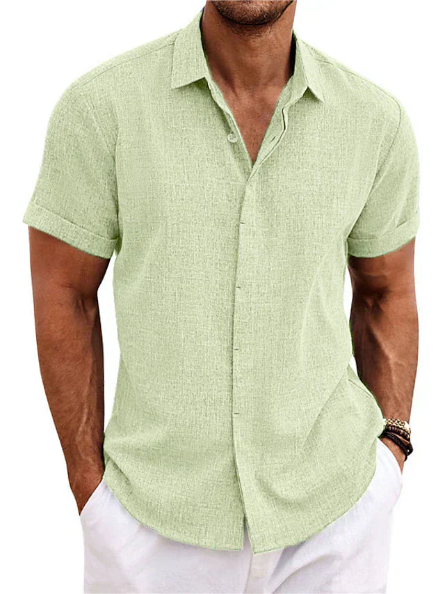 Men's Lightweight Linen Shirt | Breathable, Versatile & Ideal for Summer Wear
