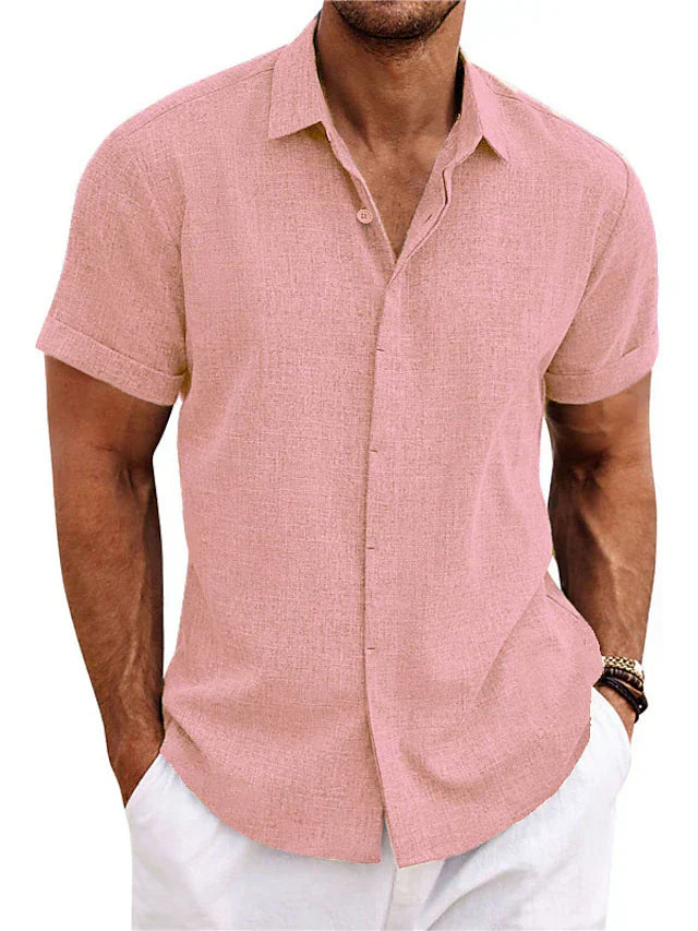 Men's Lightweight Linen Shirt | Breathable, Versatile & Ideal for Summer Wear