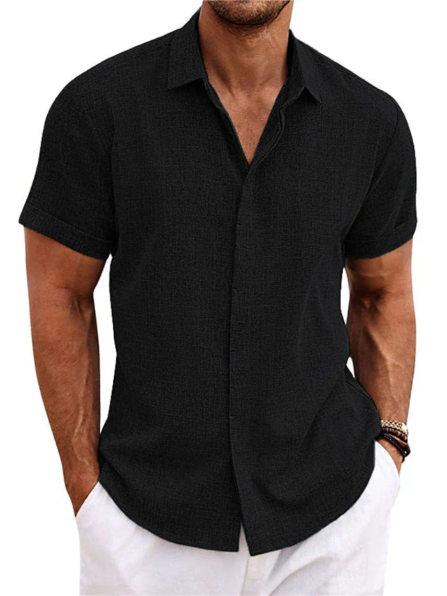Men's Lightweight Linen Shirt | Breathable, Versatile & Ideal for Summer Wear