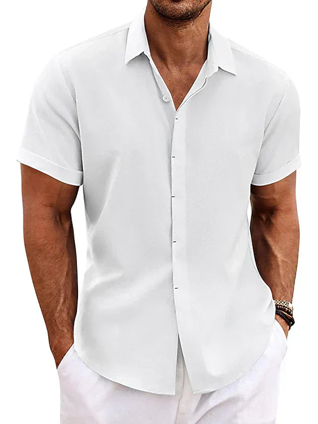 Men's Lightweight Linen Shirt | Breathable, Versatile & Ideal for Summer Wear