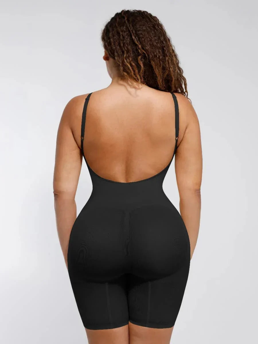 Low Back Tummy Control Shapewear Bodysuit for Women - Comfortable, Body Shaping Underwear