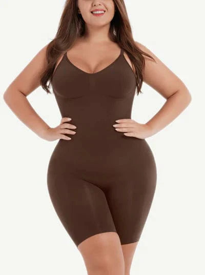 Low Back Tummy Control Shapewear Bodysuit for Women - Comfortable, Body Shaping Underwear