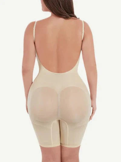 Low Back Tummy Control Shapewear Bodysuit for Women - Comfortable, Body Shaping Underwear