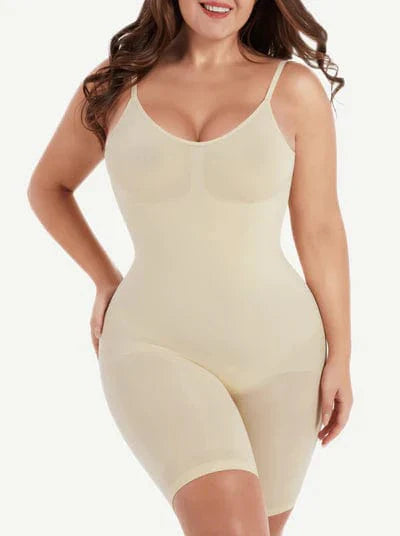 Low Back Tummy Control Shapewear Bodysuit for Women - Comfortable, Body Shaping Underwear
