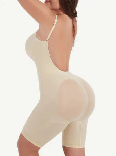 Low Back Tummy Control Shapewear Bodysuit for Women - Comfortable, Body Shaping Underwear