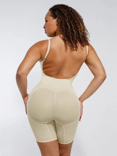 Low Back Tummy Control Shapewear Bodysuit for Women - Comfortable, Body Shaping Underwear
