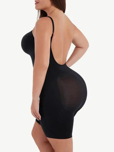 Low Back Tummy Control Shapewear Bodysuit for Women - Comfortable, Body Shaping Underwear