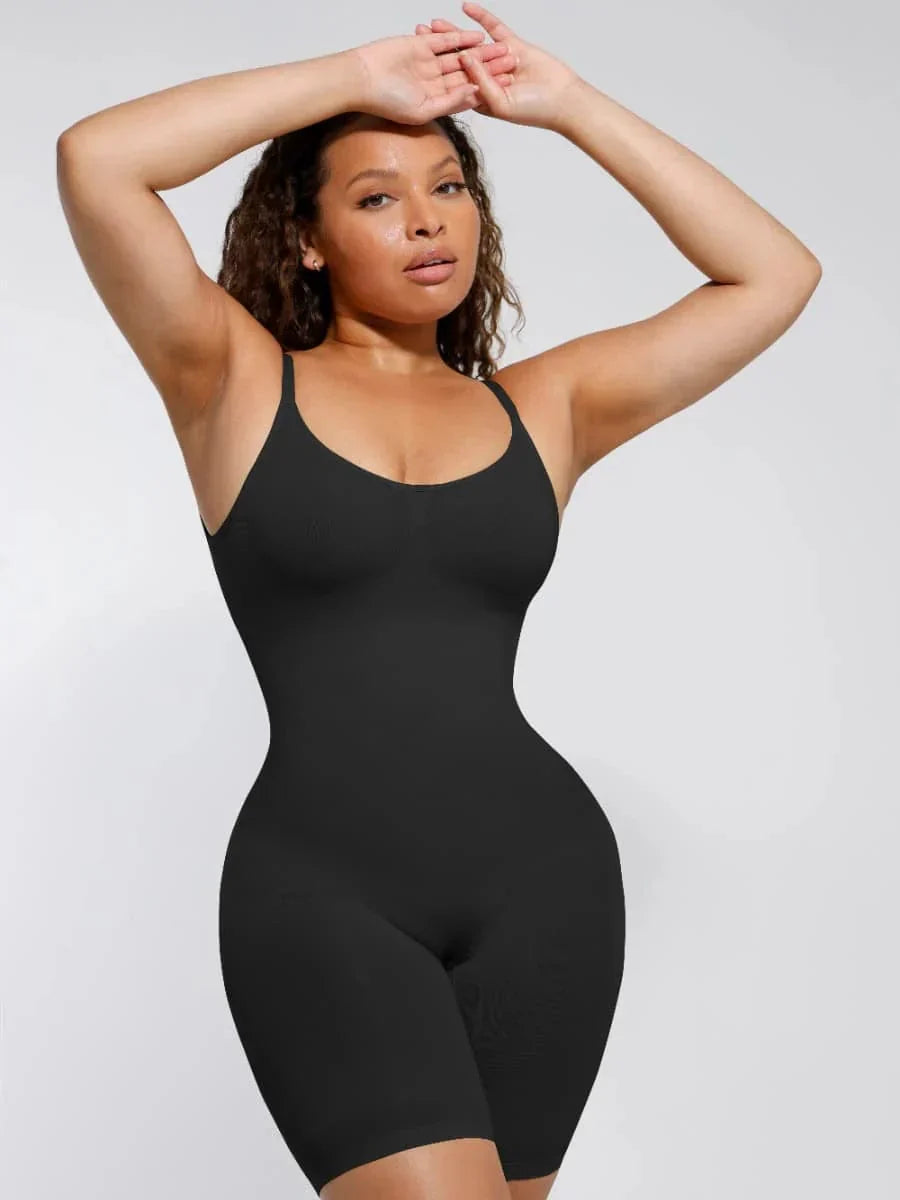Low Back Tummy Control Shapewear Bodysuit for Women - Comfortable, Body Shaping Underwear