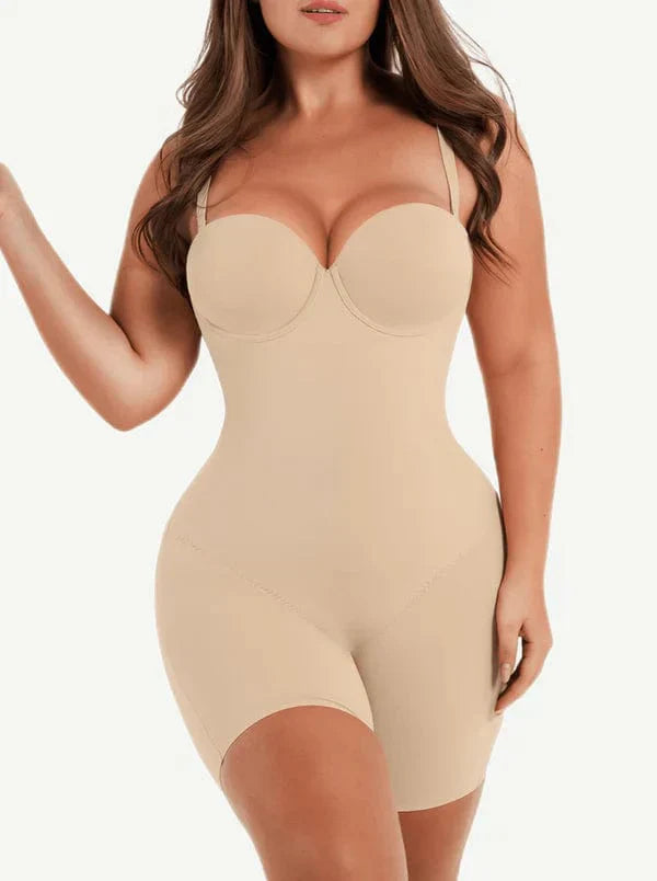 Tummy Control Compression Shapewear Bodysuit for Women - Body Shaper, Slimming, High Waist