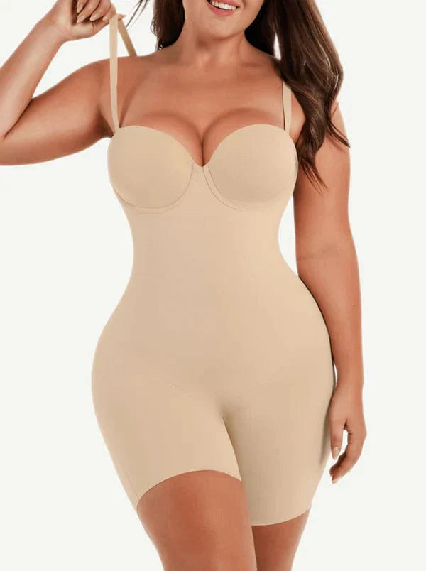 Tummy Control Compression Shapewear Bodysuit for Women - Body Shaper, Slimming, High Waist