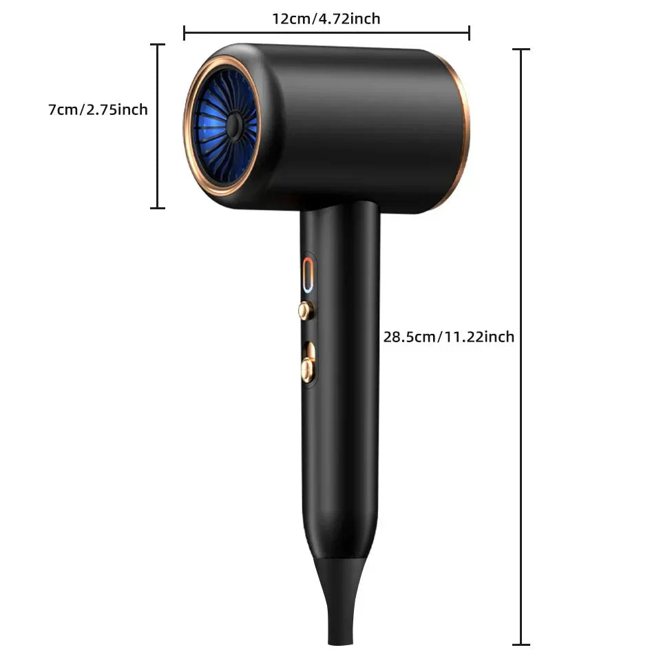 High-Performance 2400W Hair Dryer | Ion Technology, Hot & Cold Air Function for Fast, Frizz-Free Styling at Home