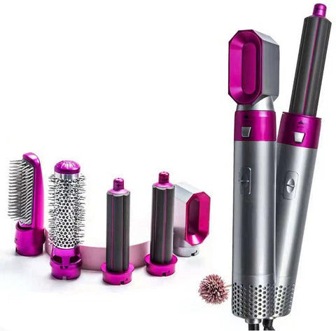 5 in 1 Hair Styler Pro | Advanced Heat Technology for Beachy Waves, Bouncy Curls & Smooth Finish at Home