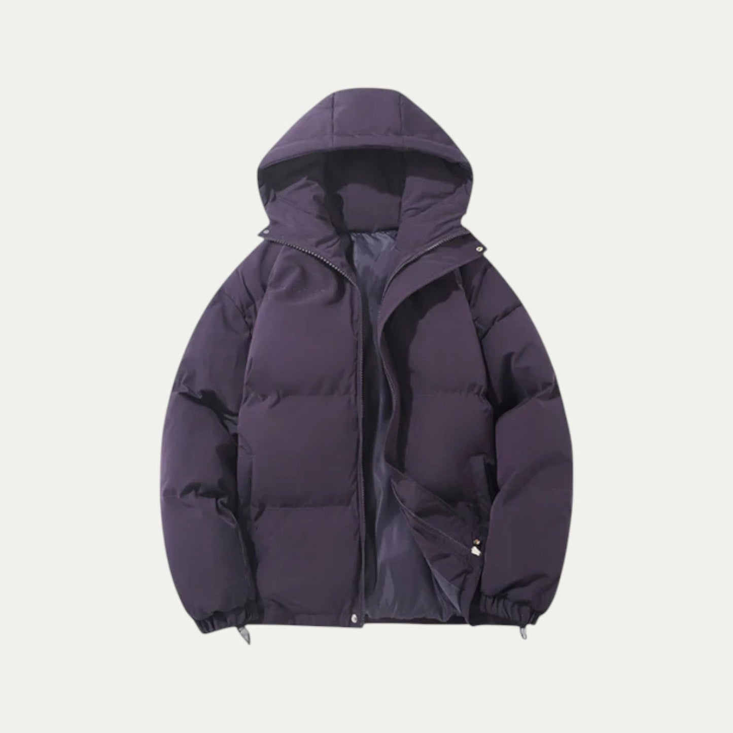 Unisex Waterproof Down Hooded Puffer Winter Parka Jacket