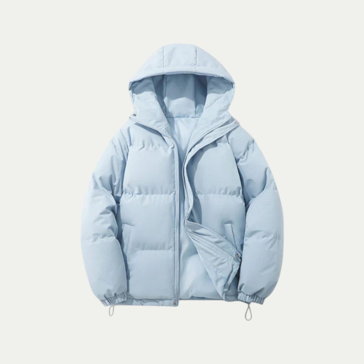 Unisex Waterproof Down Hooded Puffer Winter Parka Jacket