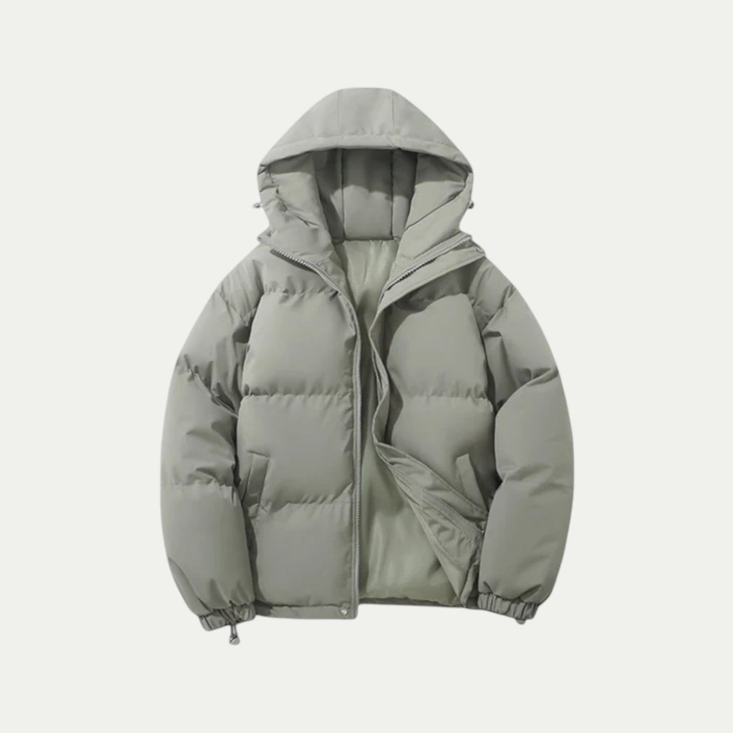 Unisex Waterproof Down Hooded Puffer Winter Parka Jacket