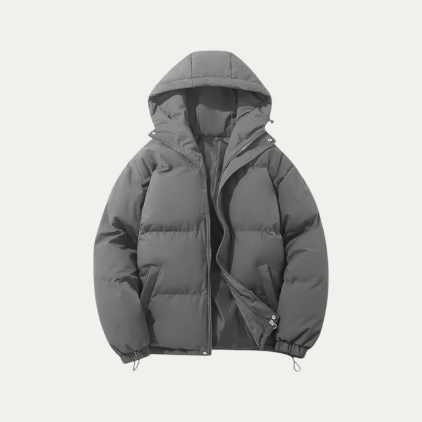 Unisex Waterproof Down Hooded Puffer Winter Parka Jacket