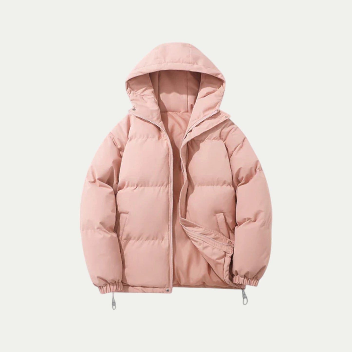 Unisex Waterproof Down Hooded Puffer Winter Parka Jacket