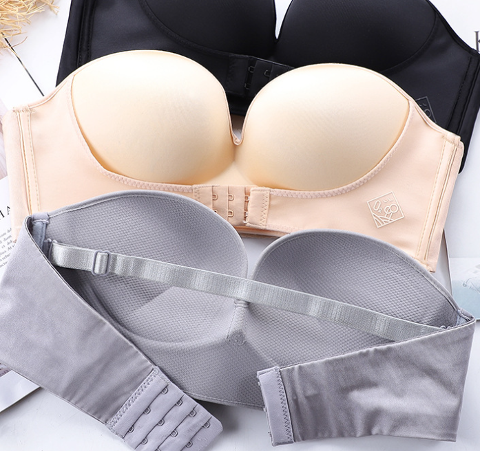Strapless Front Buckle Bra | Soft, Breathable Mesh & Comfortable Fit for Evening Gowns and Special Occasions