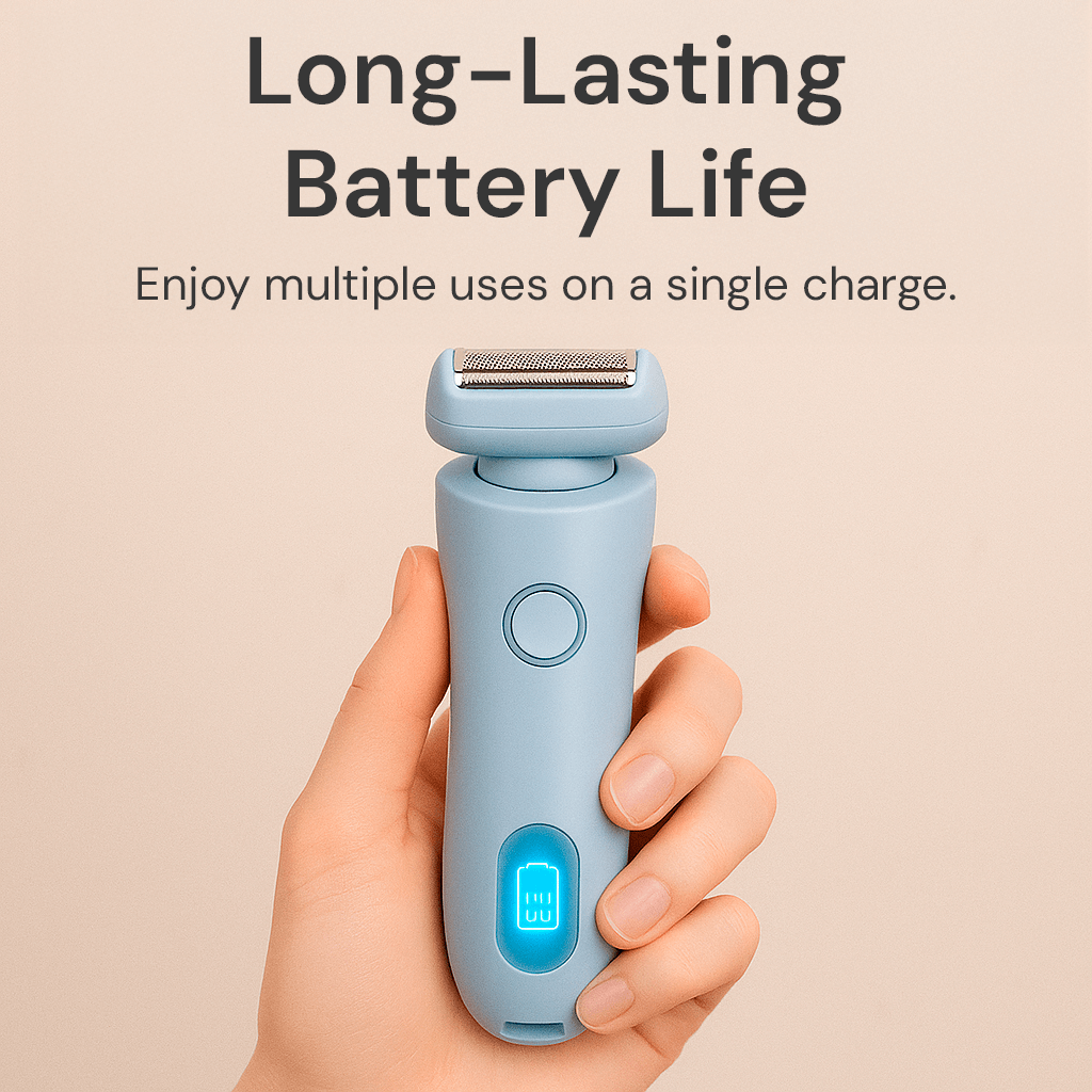 Women’s Pubic Shaver | Gentle Electric Razor for Sensitive Skin | Precise Trimming for Smooth Skin
