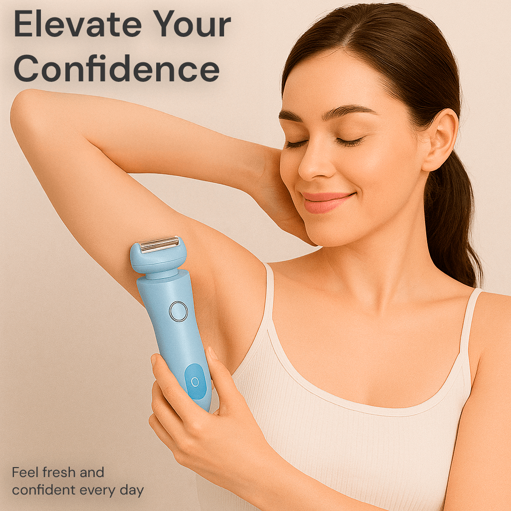 Women’s Pubic Shaver | Gentle Electric Razor for Sensitive Skin | Precise Trimming for Smooth Skin