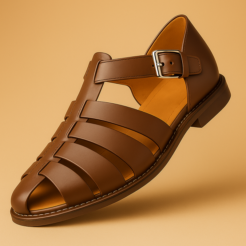 Stylish Leather Sandals for Women, Elegance and Comfortable Fit