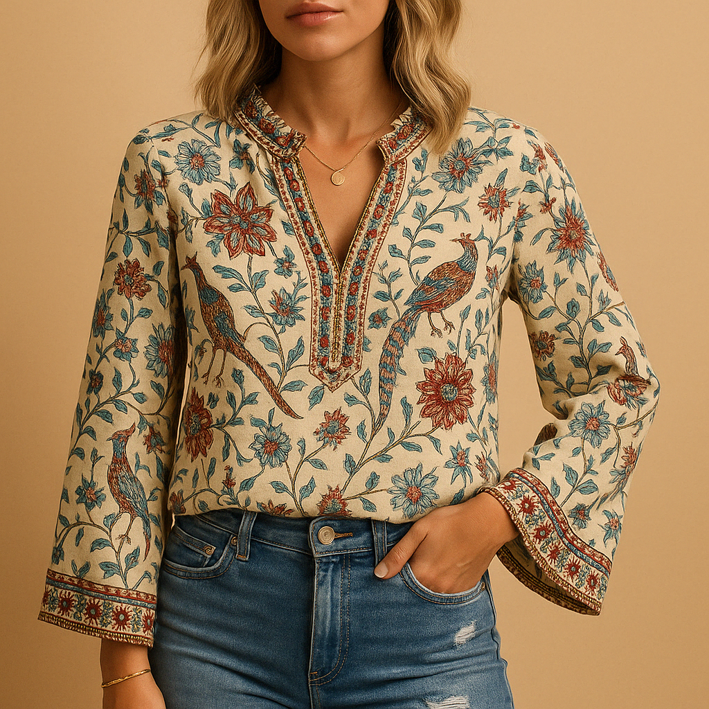 Light Blouse for Women with Flattering Fit - Comfortable and Stylish Top in Various Sizes