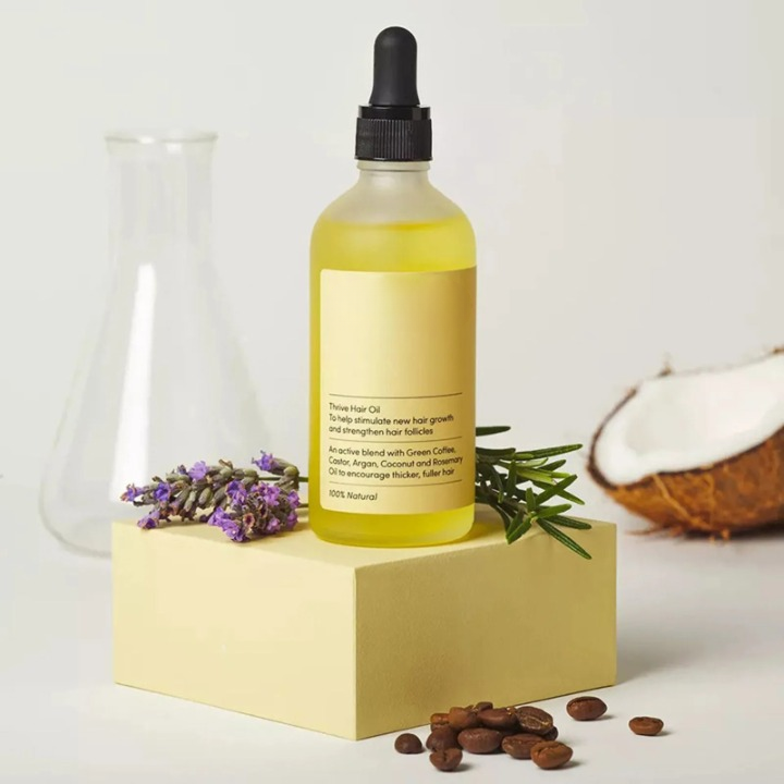 Natural Hair Growth Oil - 100% Organic Formula for Thicker, Healthier Hair and Scalp Nourishment