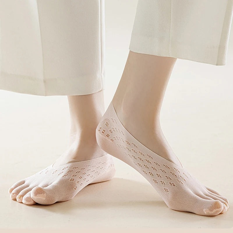 3 Pairs Hammer Toe Relief Toe Socks – Invisible, Breathable Protection for Daily Use