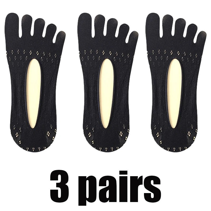 3 Pairs Hammer Toe Relief Toe Socks – Invisible, Breathable Protection for Daily Use