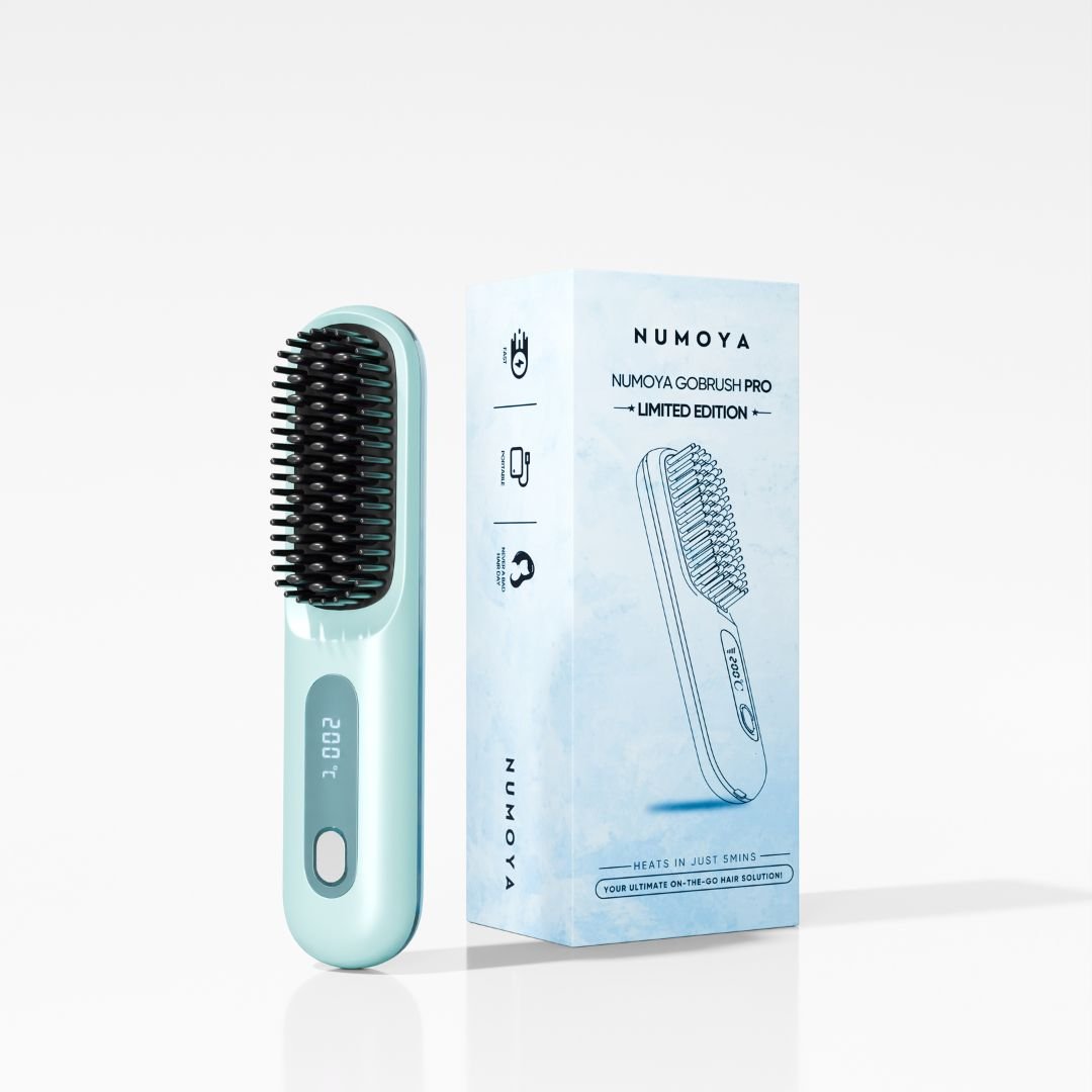 Portable Hair Straightener Brush | Ionic Technology, Lightweight & Fast Styling for All Hair Types