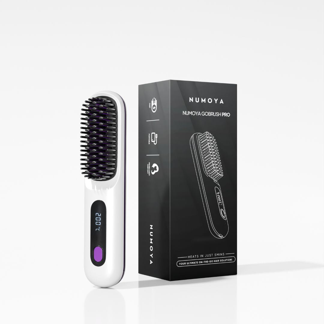 Portable Hair Straightener Brush | Ionic Technology, Lightweight & Fast Styling for All Hair Types