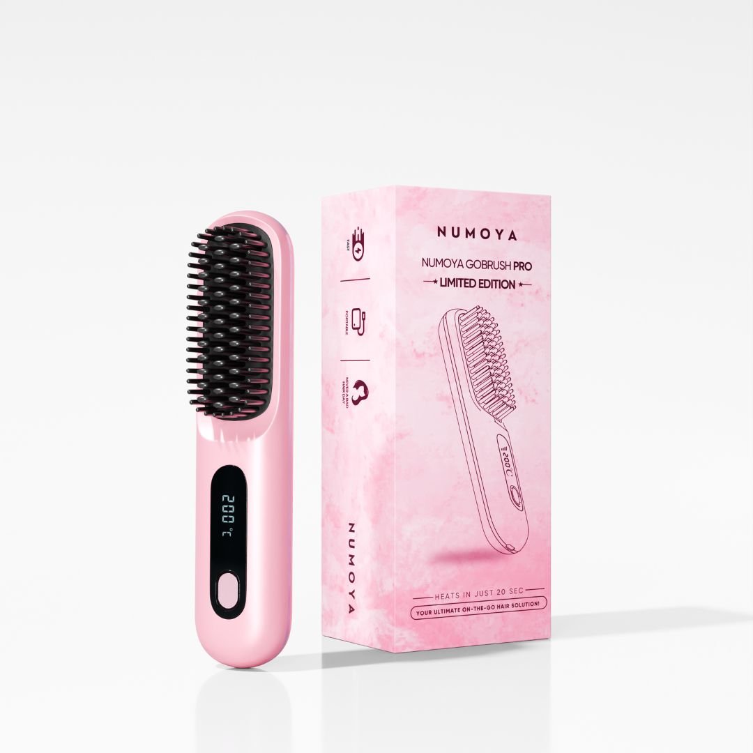 Portable Hair Straightener Brush | Ionic Technology, Lightweight & Fast Styling for All Hair Types