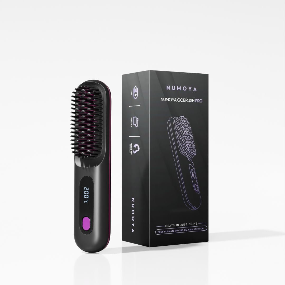 Portable Hair Straightener Brush | Ionic Technology, Lightweight & Fast Styling for All Hair Types