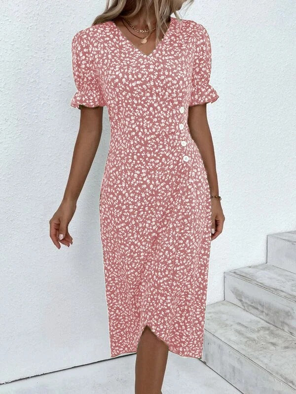 Women's Summer Dress - Lightweight Cotton Casual Dress for Women Ideal for Warm Weather - Available in Various Sizes
